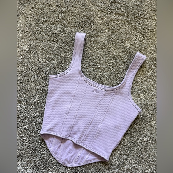 Victoria secret PINK corset top lavender purple - Picture 2 of 4